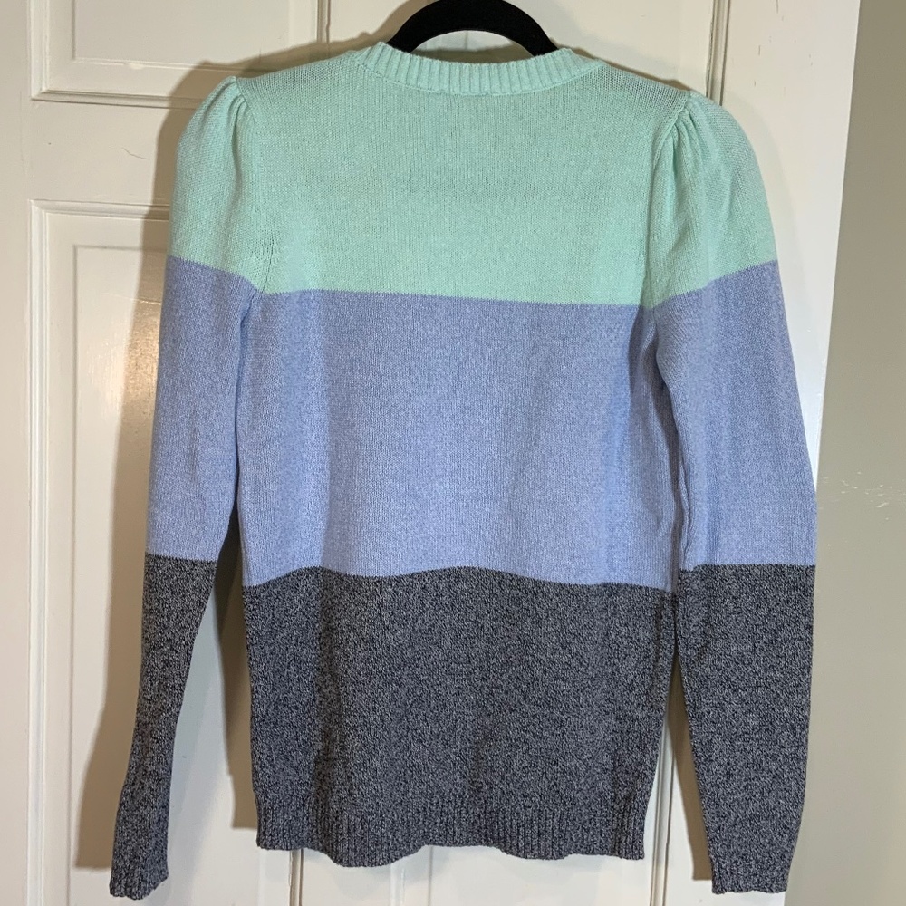Talbots Color Block Sweater - Size Small - image 3